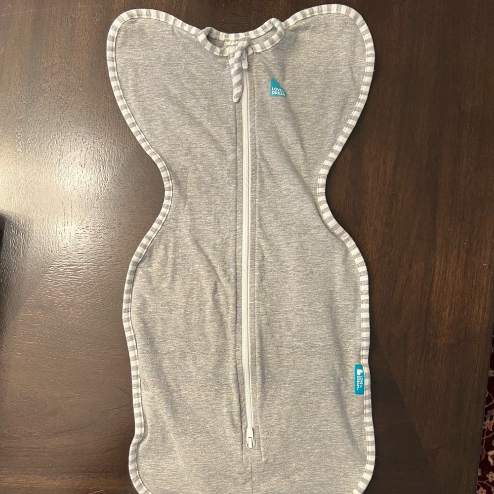 Love to Dream Gray Sleep Sack Newborn